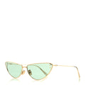 Metal MissDior B1U Butterfly Sunglasses Gold