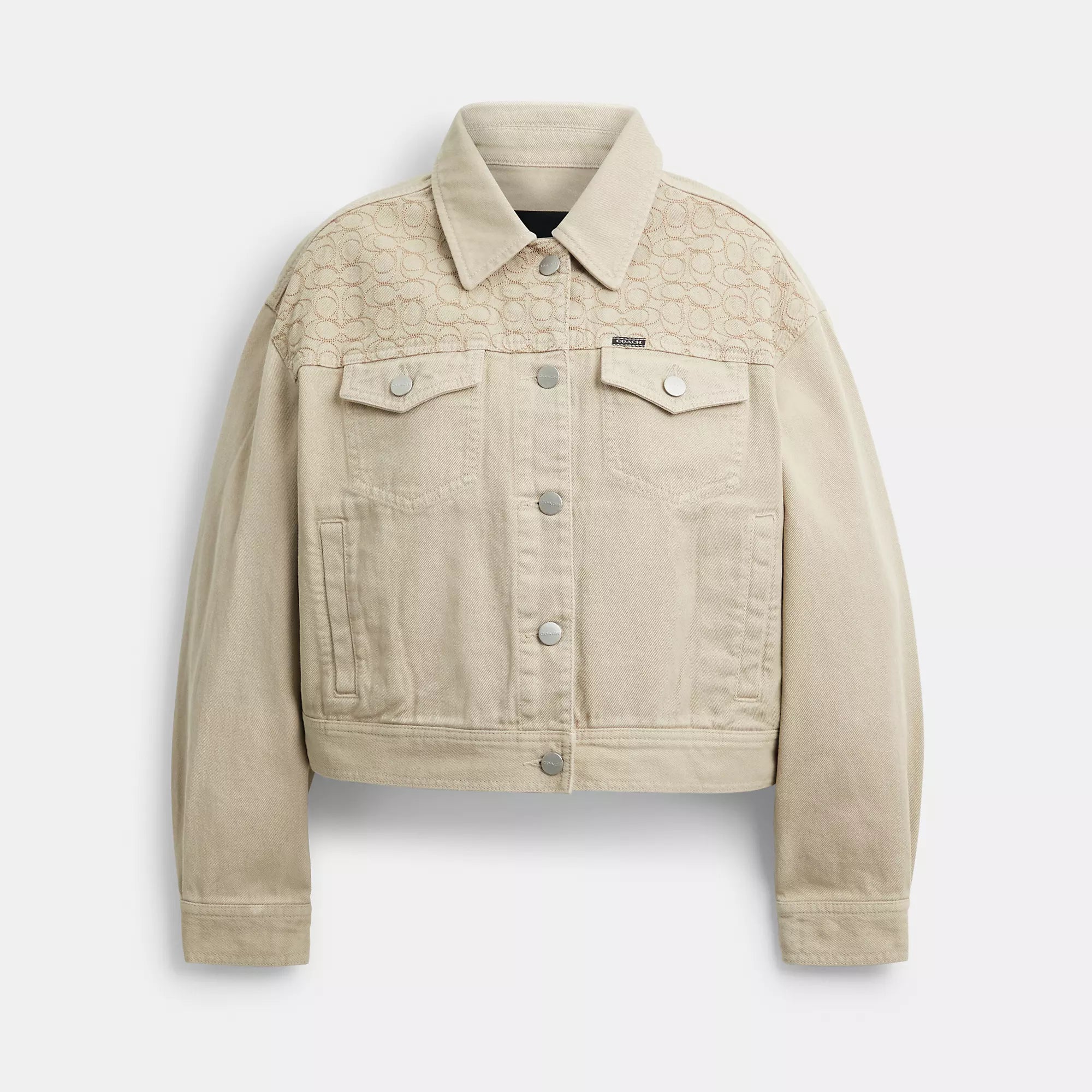 Coach Outlet Garment Dyed Denim Jacket