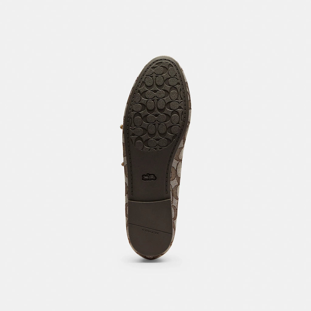 Coach Outlet Double Buckle Mary Jane In Signature Jacquard