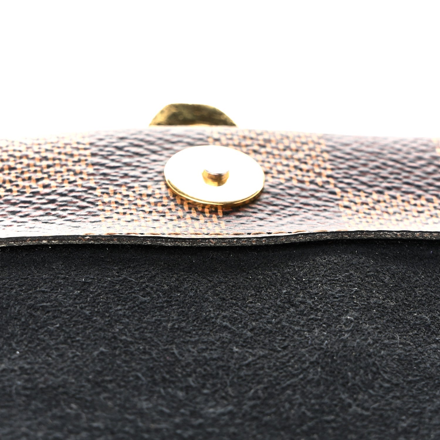 Damier Ebene Vavin Chain Wallet Black