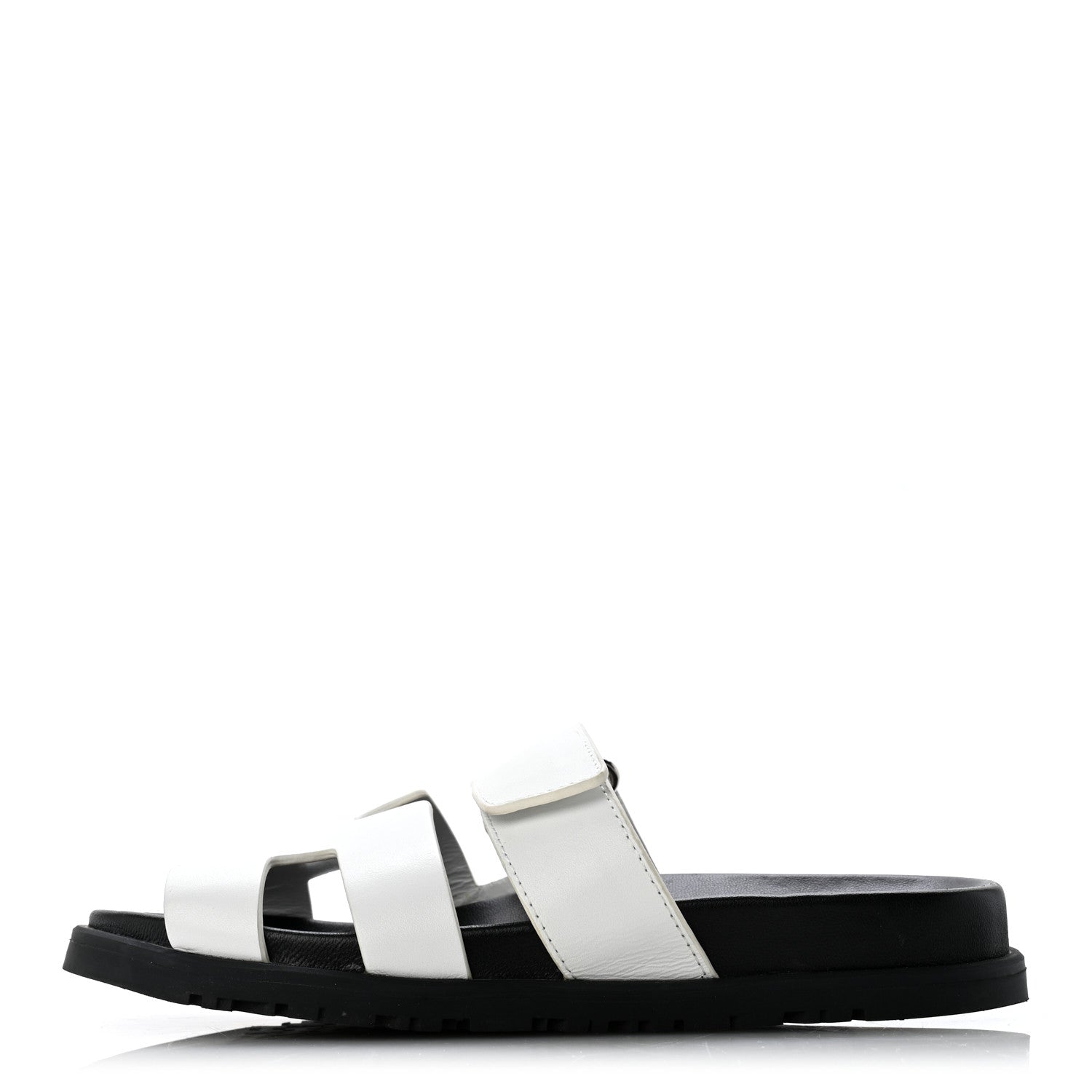 Calfskin Womens Chypre Sandals 36 White