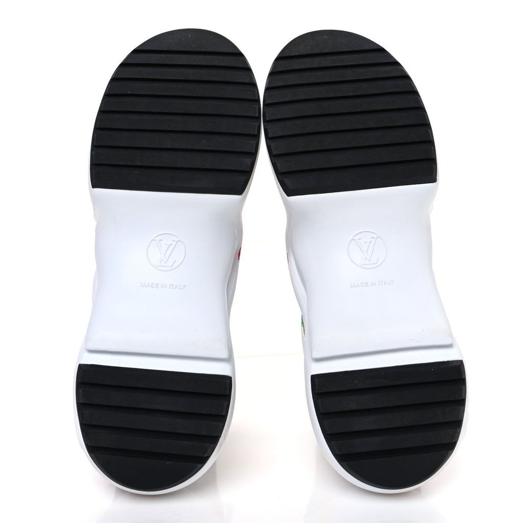 LV X YK Calfskin Monogram Dots Monogram Archlight Sneakers White