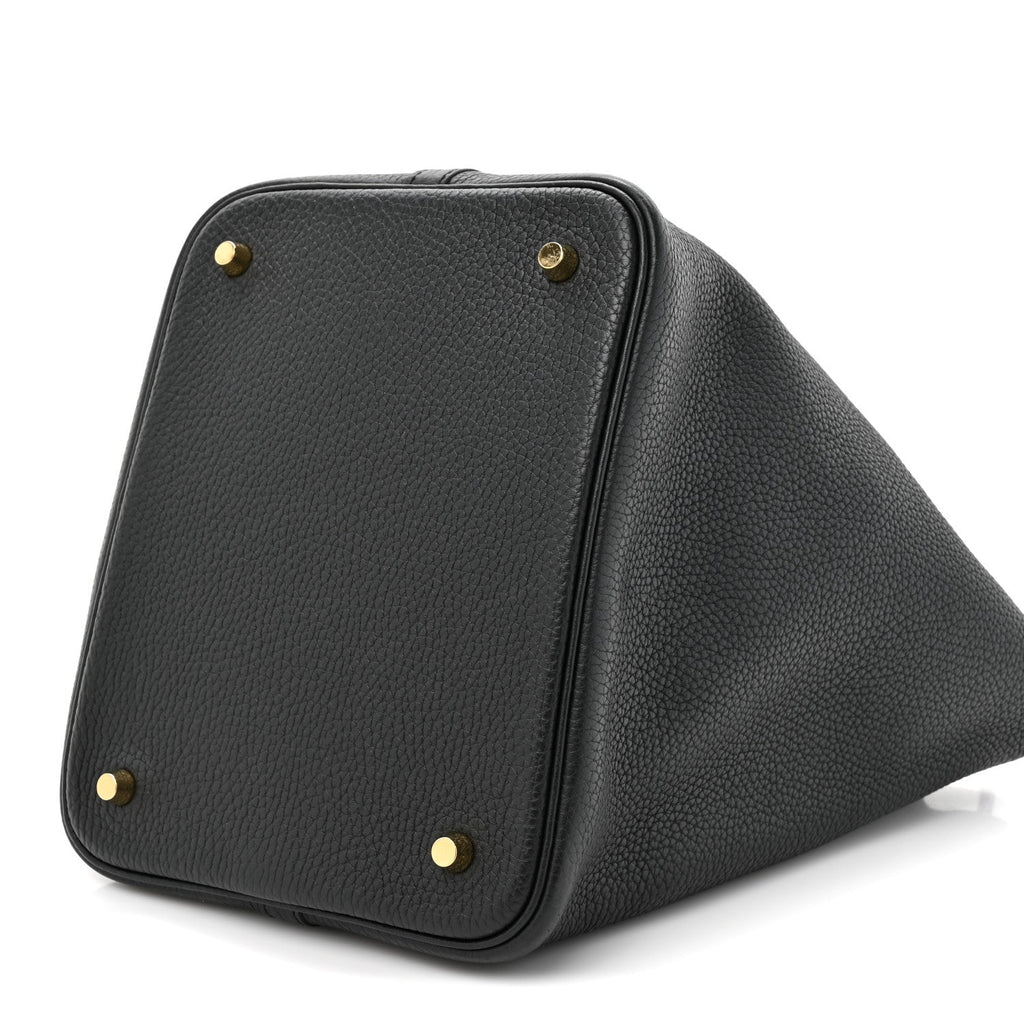 Taurillon Clemence Picotin Lock 22 MM Black