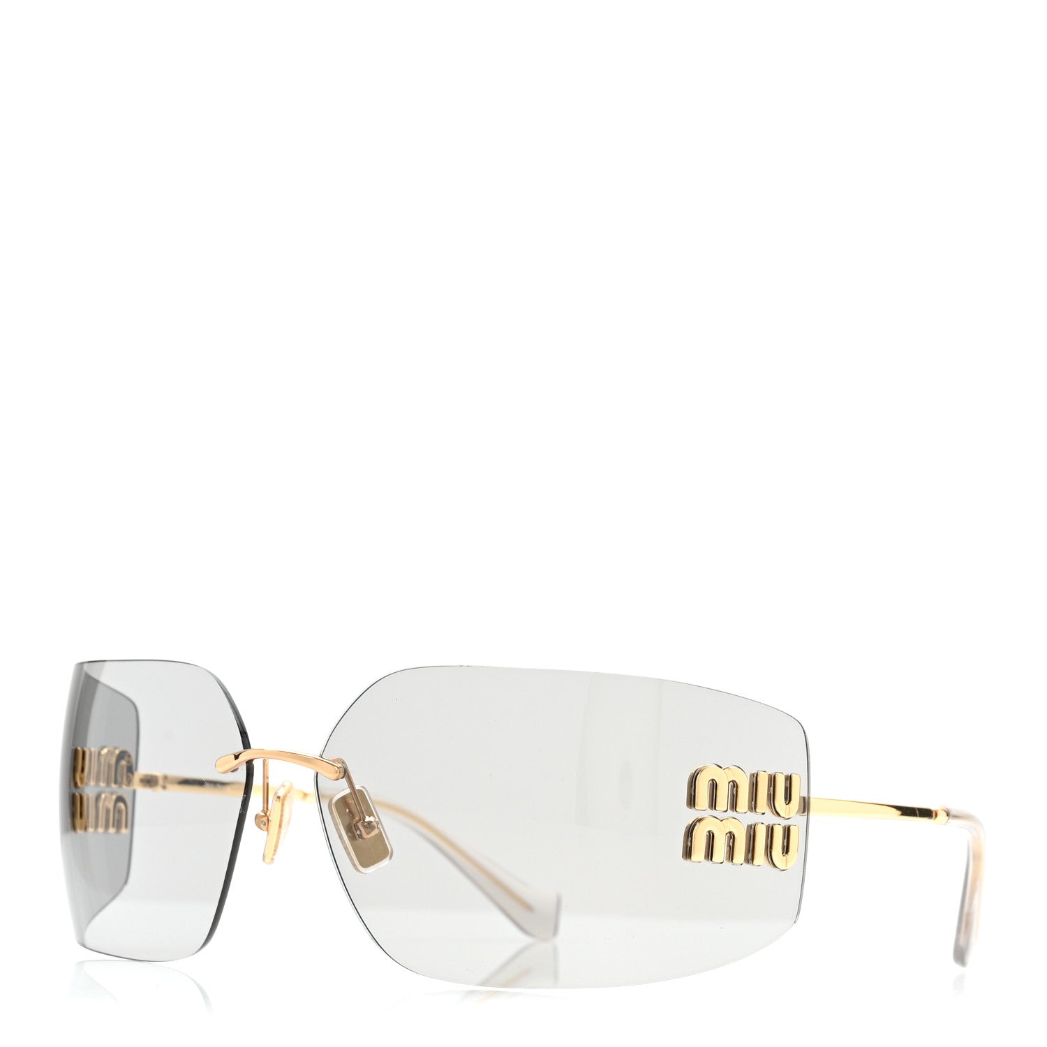 Metal Aube Sunglasses SMU54Y Light Gray