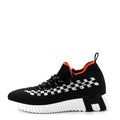 Knit Womens Flex Bolduc Sneakers 37 Black White