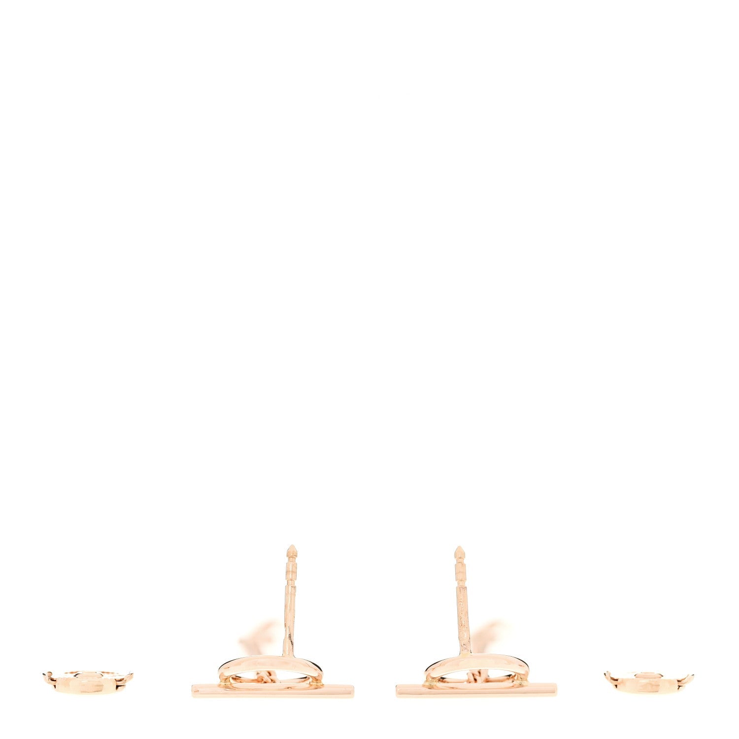 18K Rose Gold Echappee Earrings