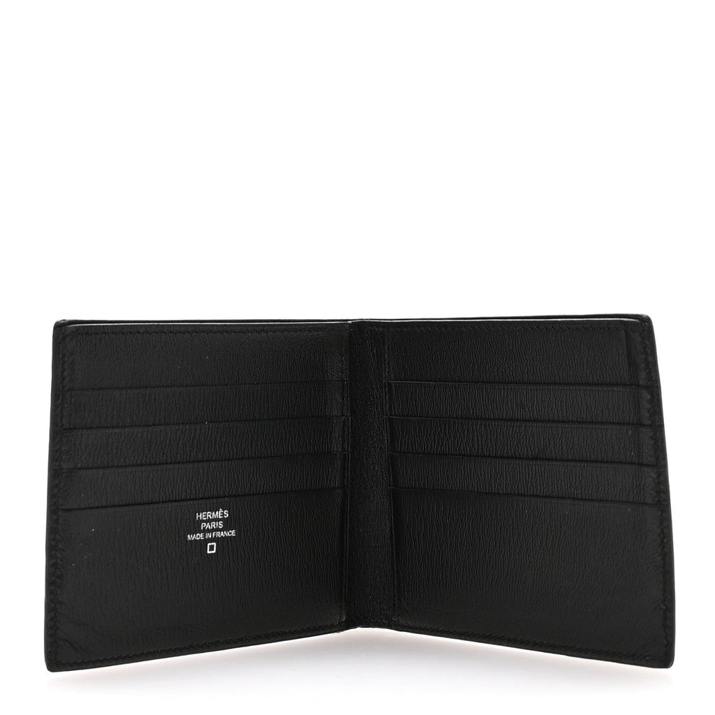 Matte Alligator MC2 Copernic Compact Wallet Black