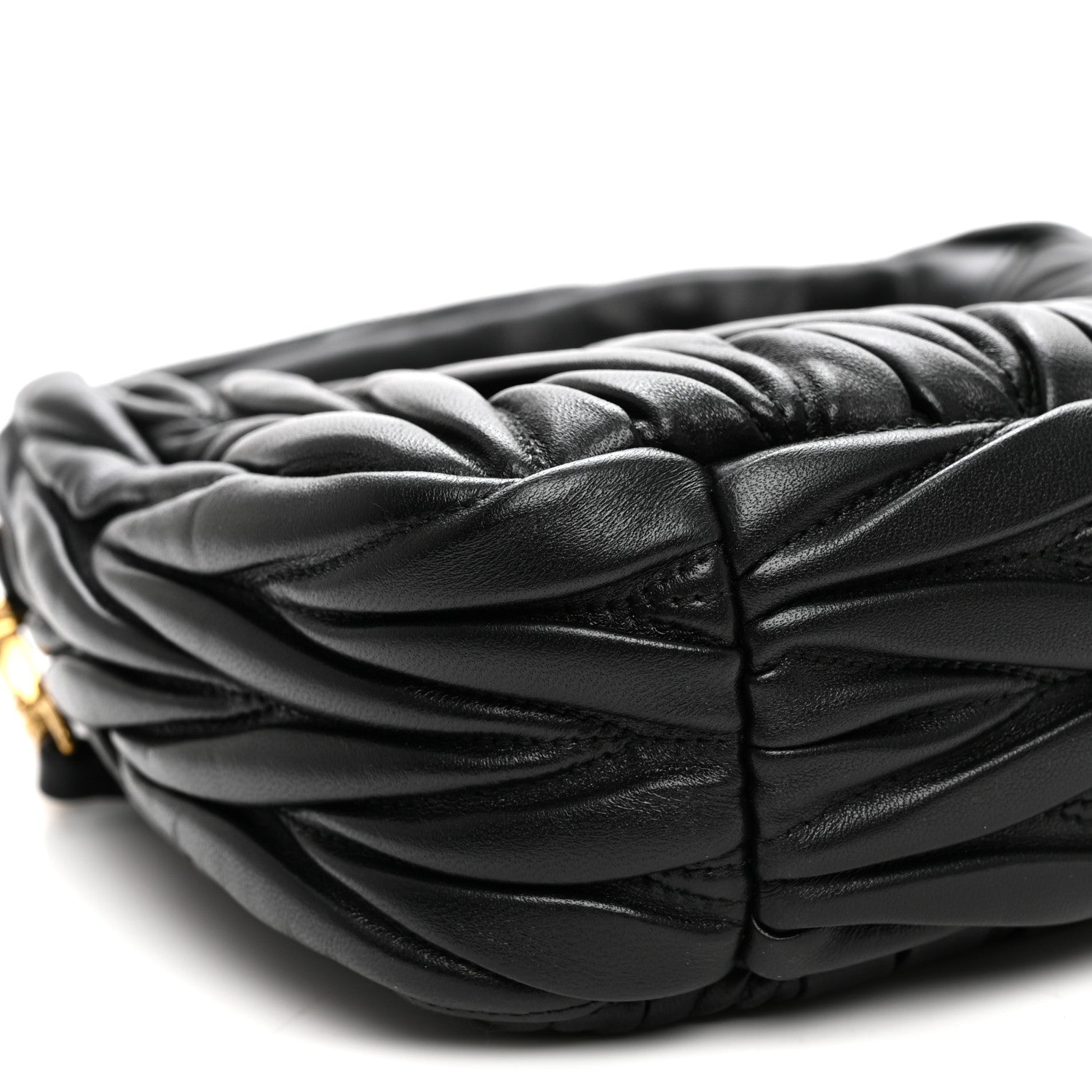 Nappa Matelasse Small Wander Hobo Black