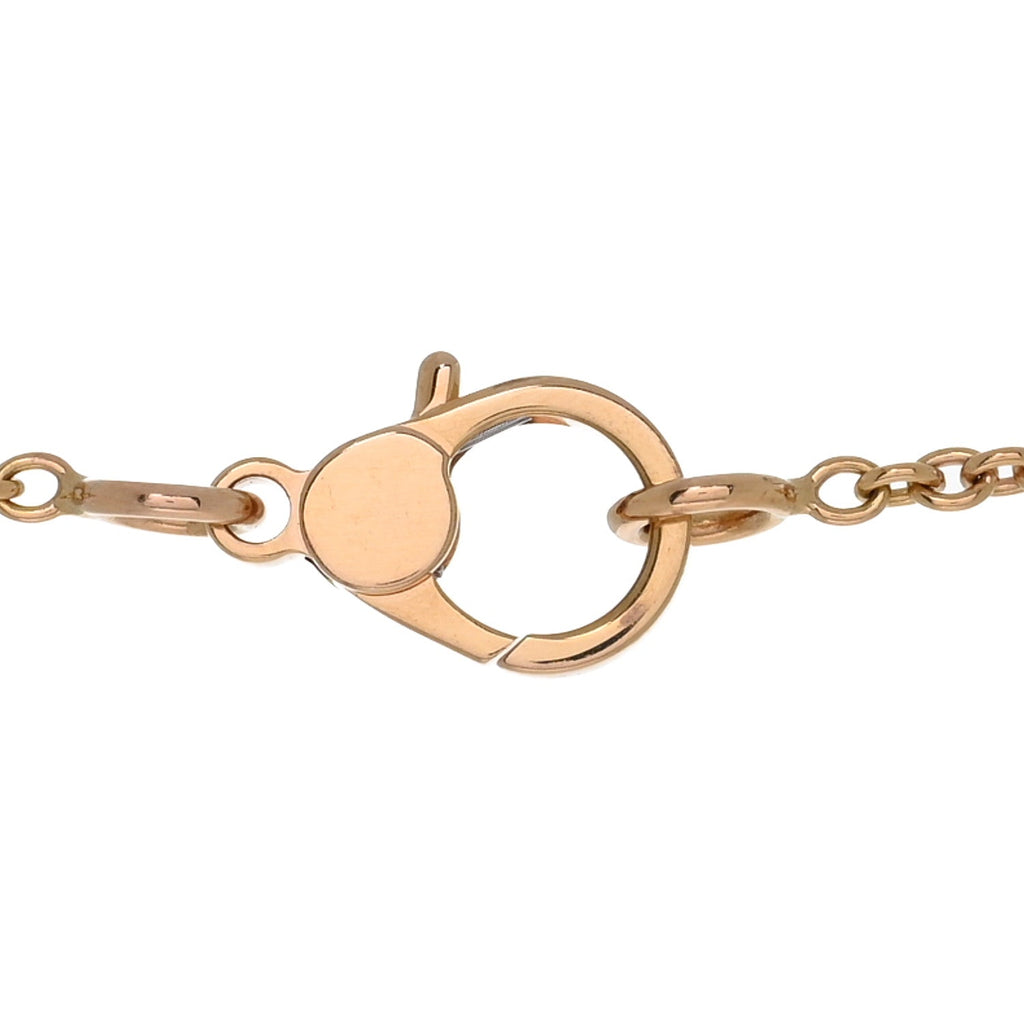 18K Rose Gold Green Sapphire Finesse Pendant Necklace