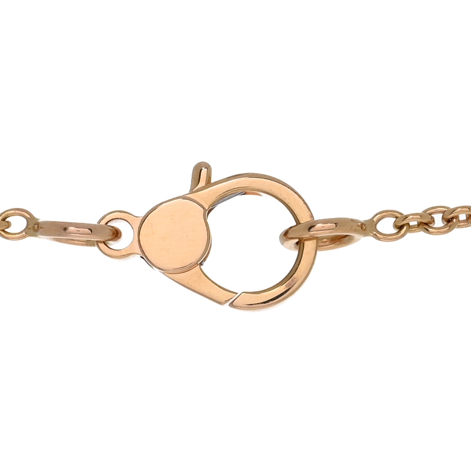 18K Rose Gold Green Sapphire Finesse Pendant Necklace