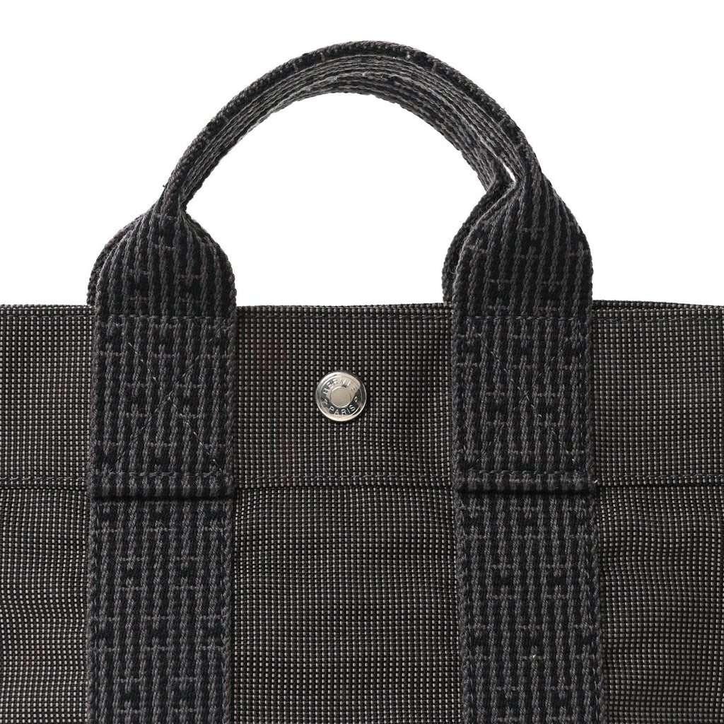 Canvas Herline PM Tote Grey