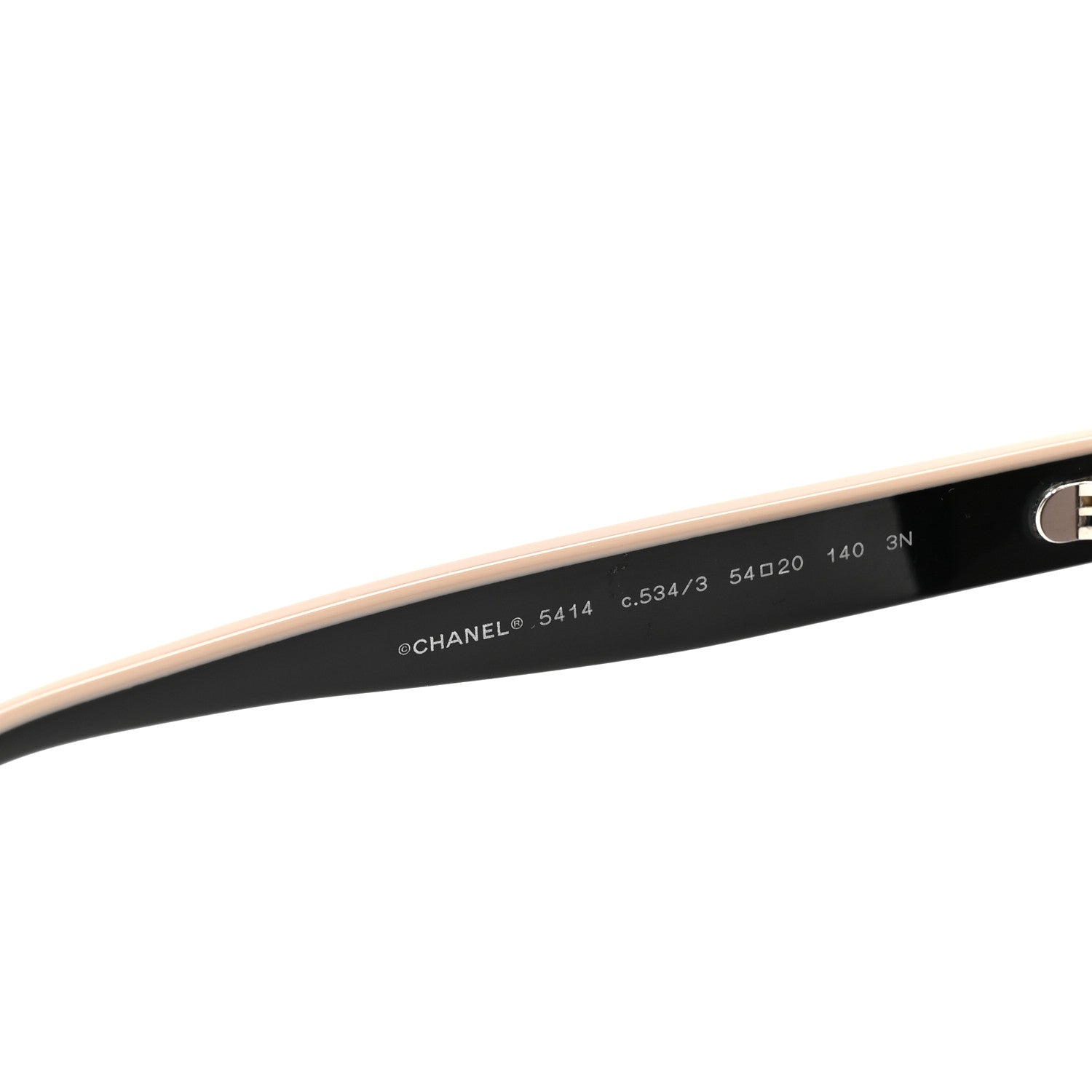Acetate CC Butterfly Sunglasses 5414 Black Beige
