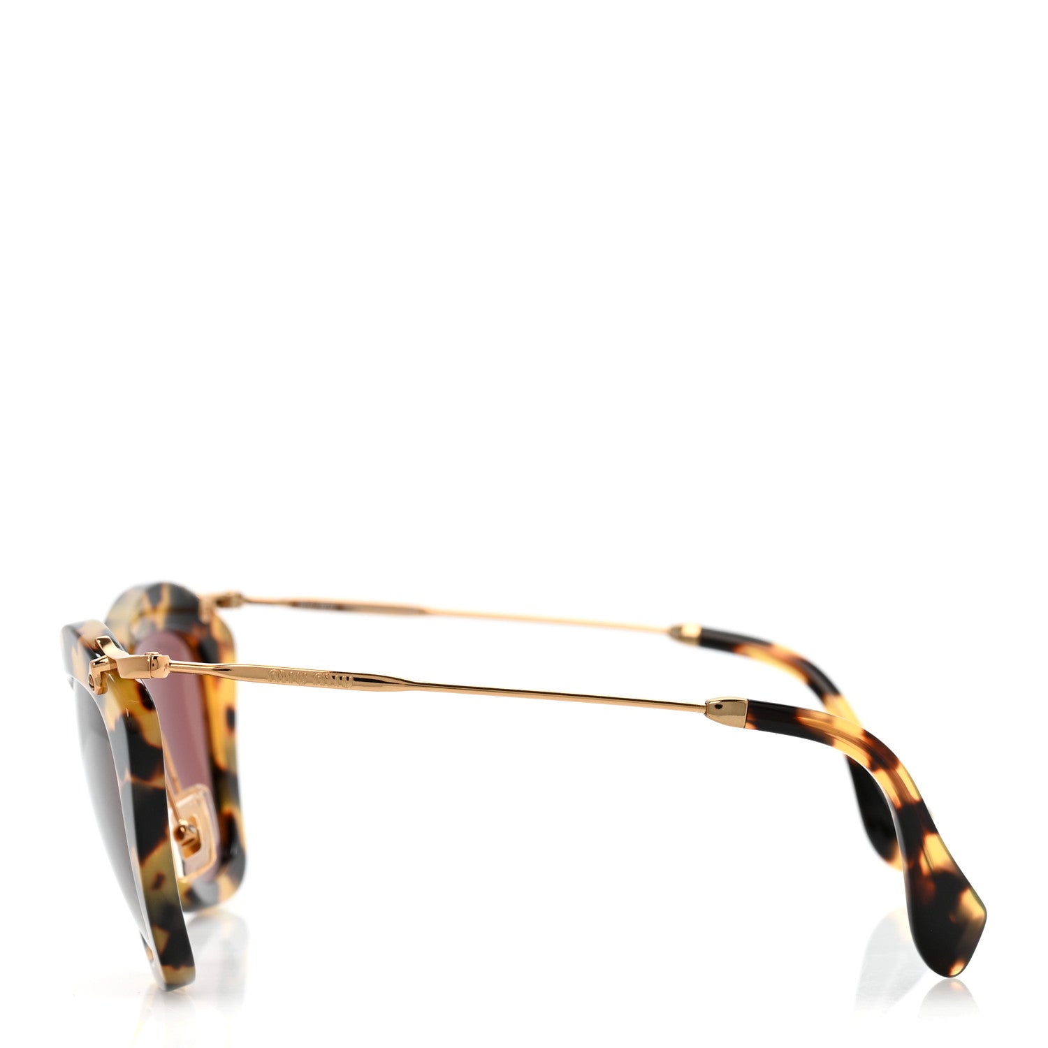Acetate Metal Cat Eye Sunglasses SMU10N Tortoise