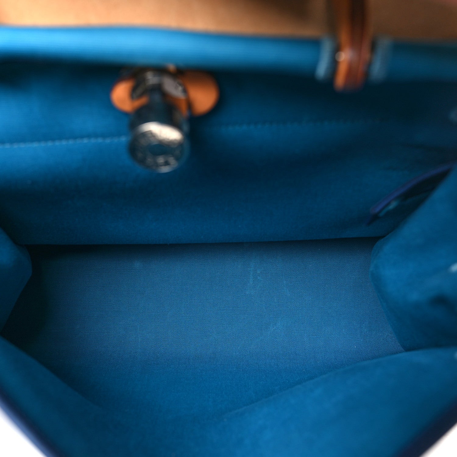Toile Officier Vache Hunter Herbag Zip PM 31 Bleu Izmir Fauve
