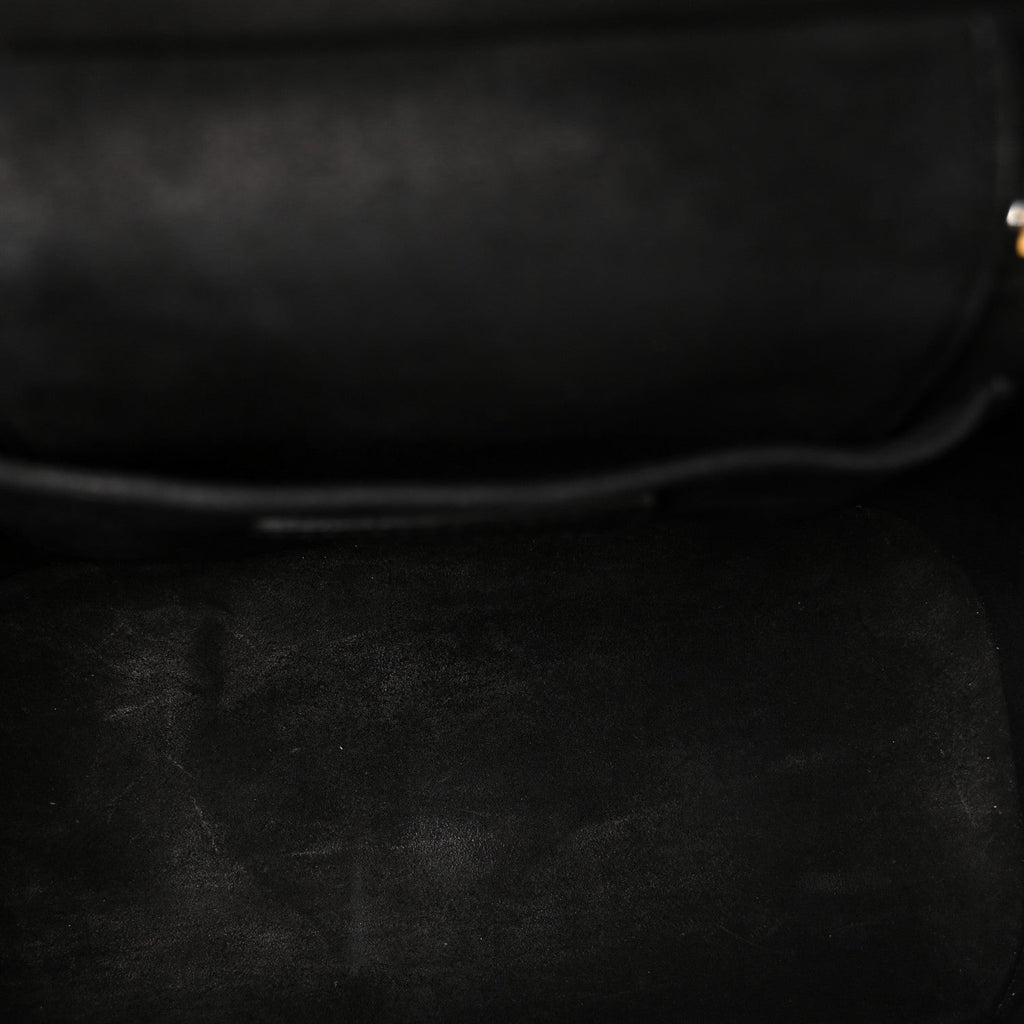 Lambskin Cannage Small Diortravel Vanity Case Black