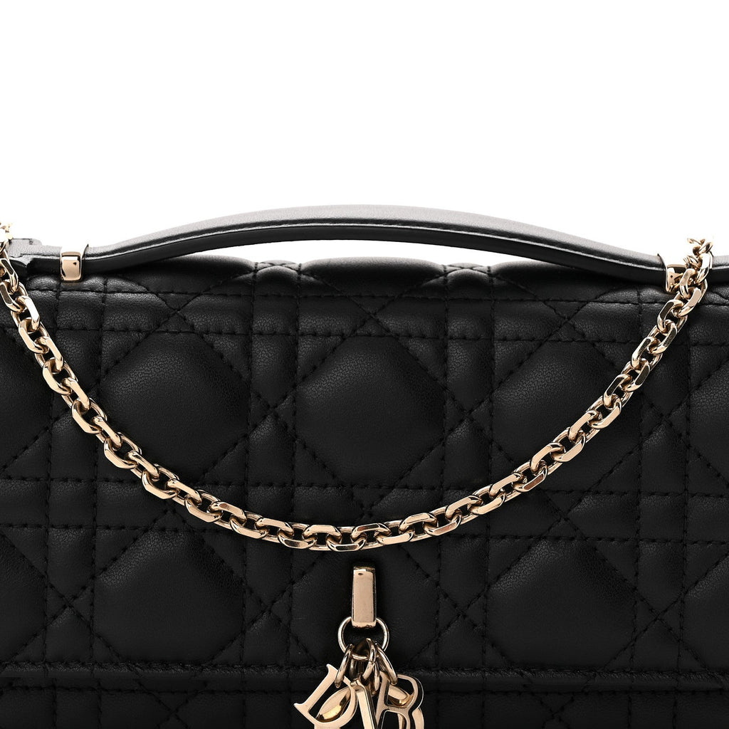 Lambskin Cannage Mini My Dior Bag Black