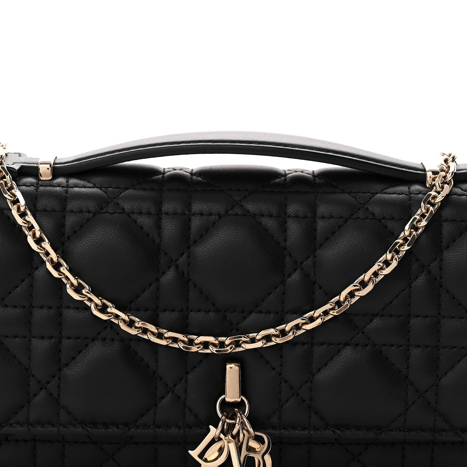 Lambskin Cannage Mini My Dior Bag Black