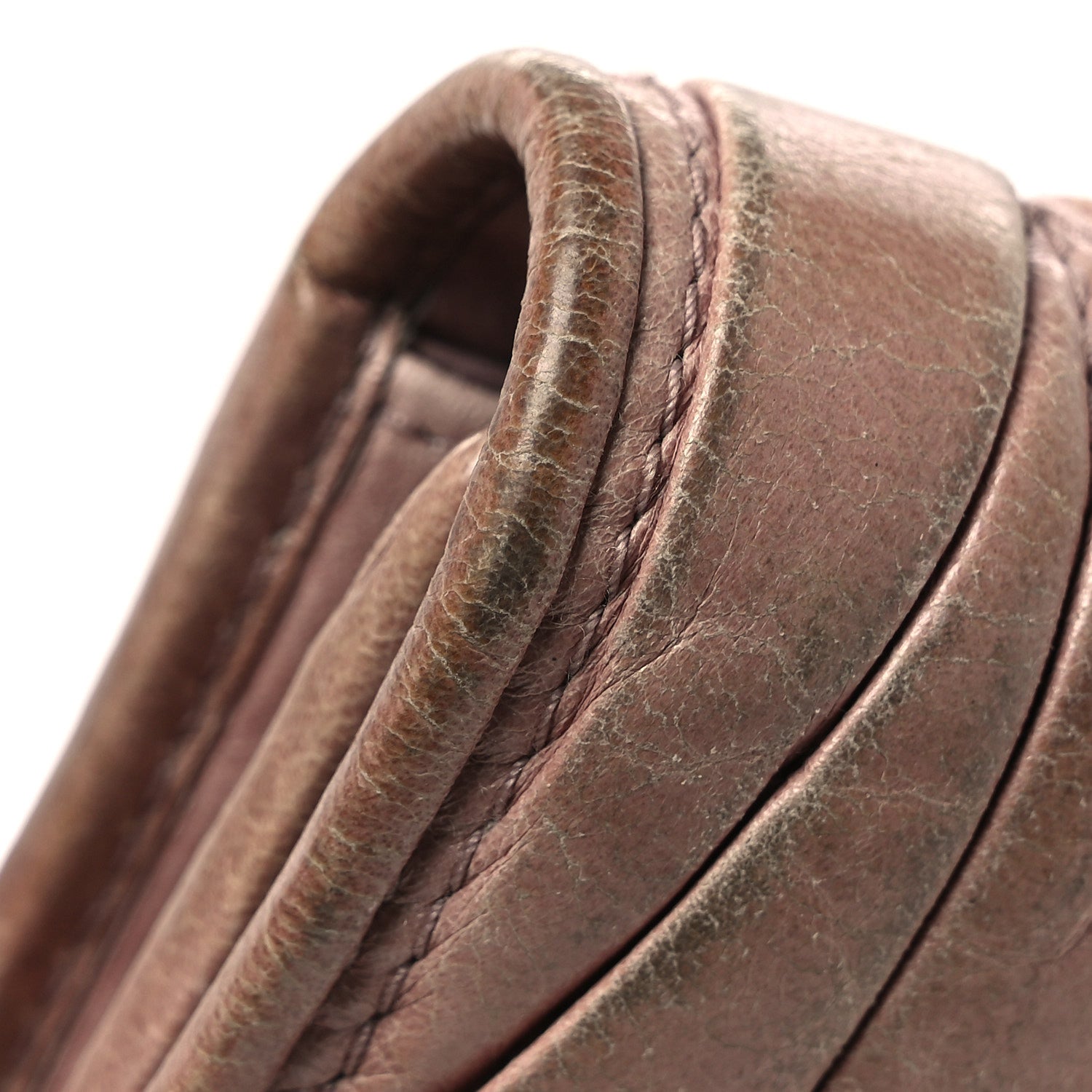 Nappa Lux Matelasse Flap Wallet Mughetto