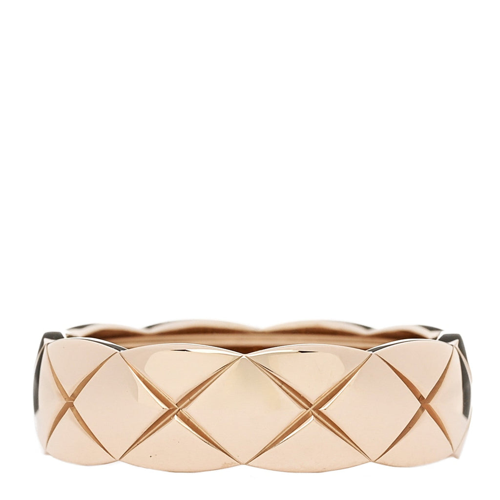 18K Beige Gold Small Coco Crush Ring 62 10