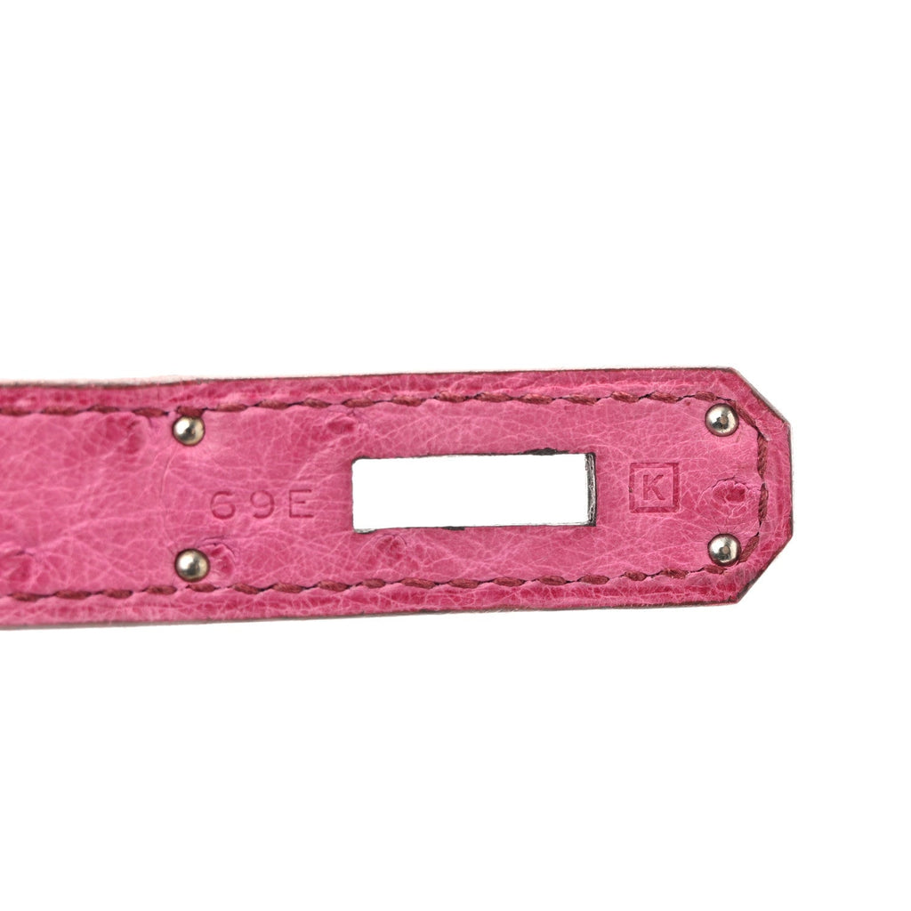Ostrich Birkin 35 Fuchsia