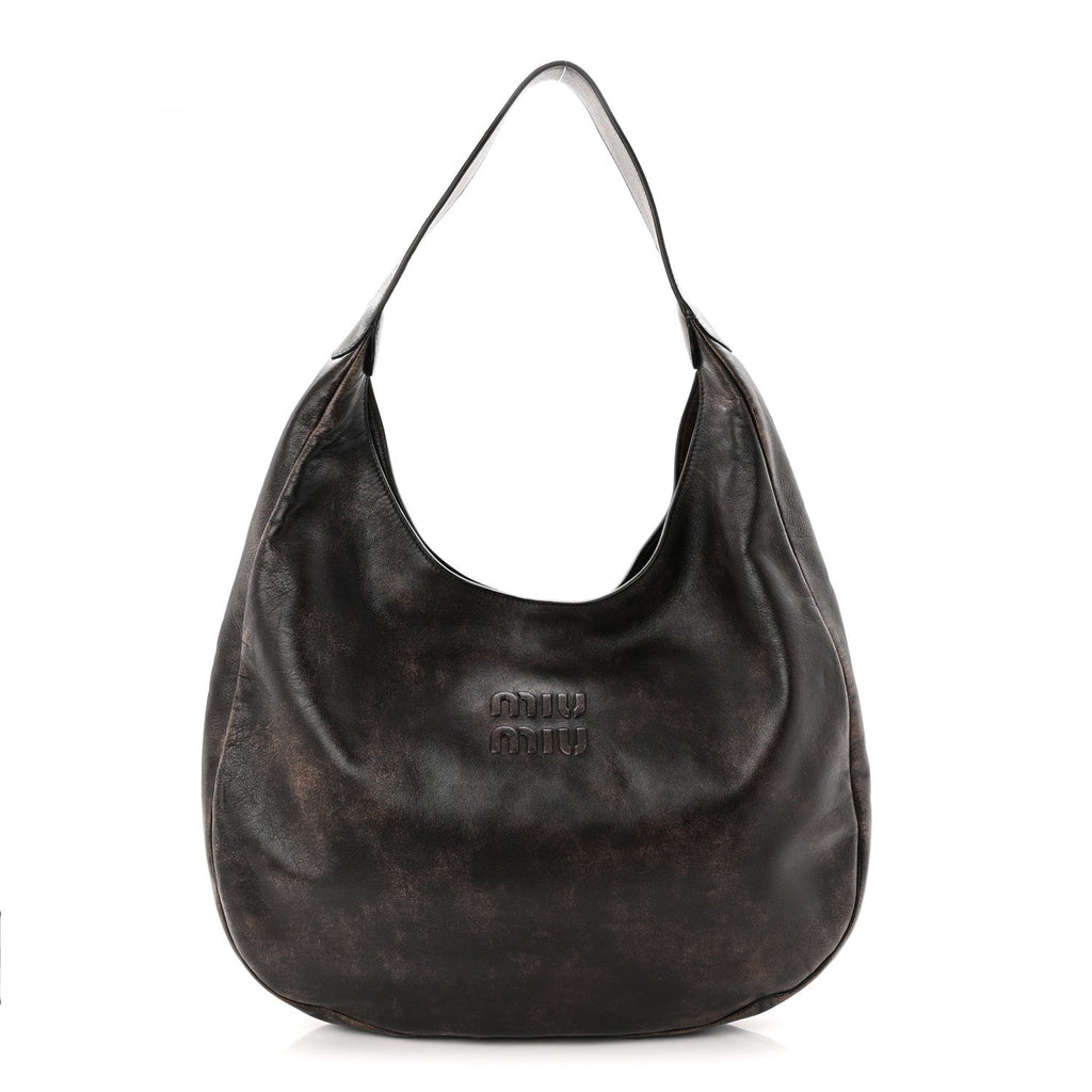 Nappa Old Hobo Bag Caffe