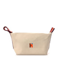 Cotton Canvas H Pavillon Large Bride-A-Brac Pouch Naturel