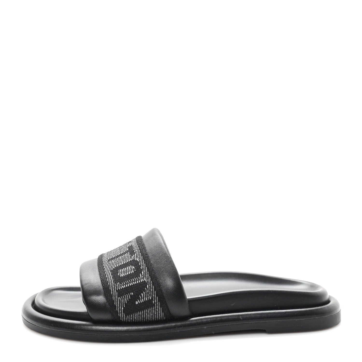 Logo Slide Sandals 39 Black