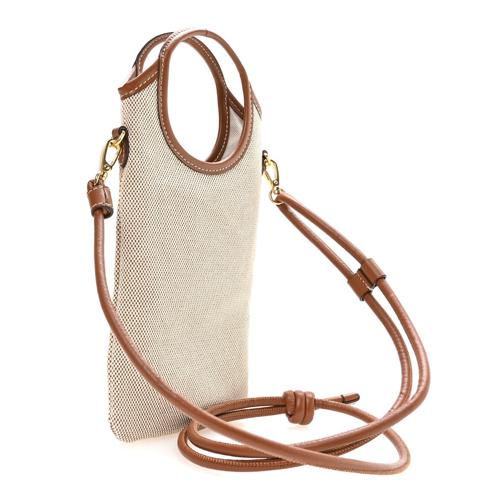 Canvas Ivy Smartphone Case Beige Brandy
