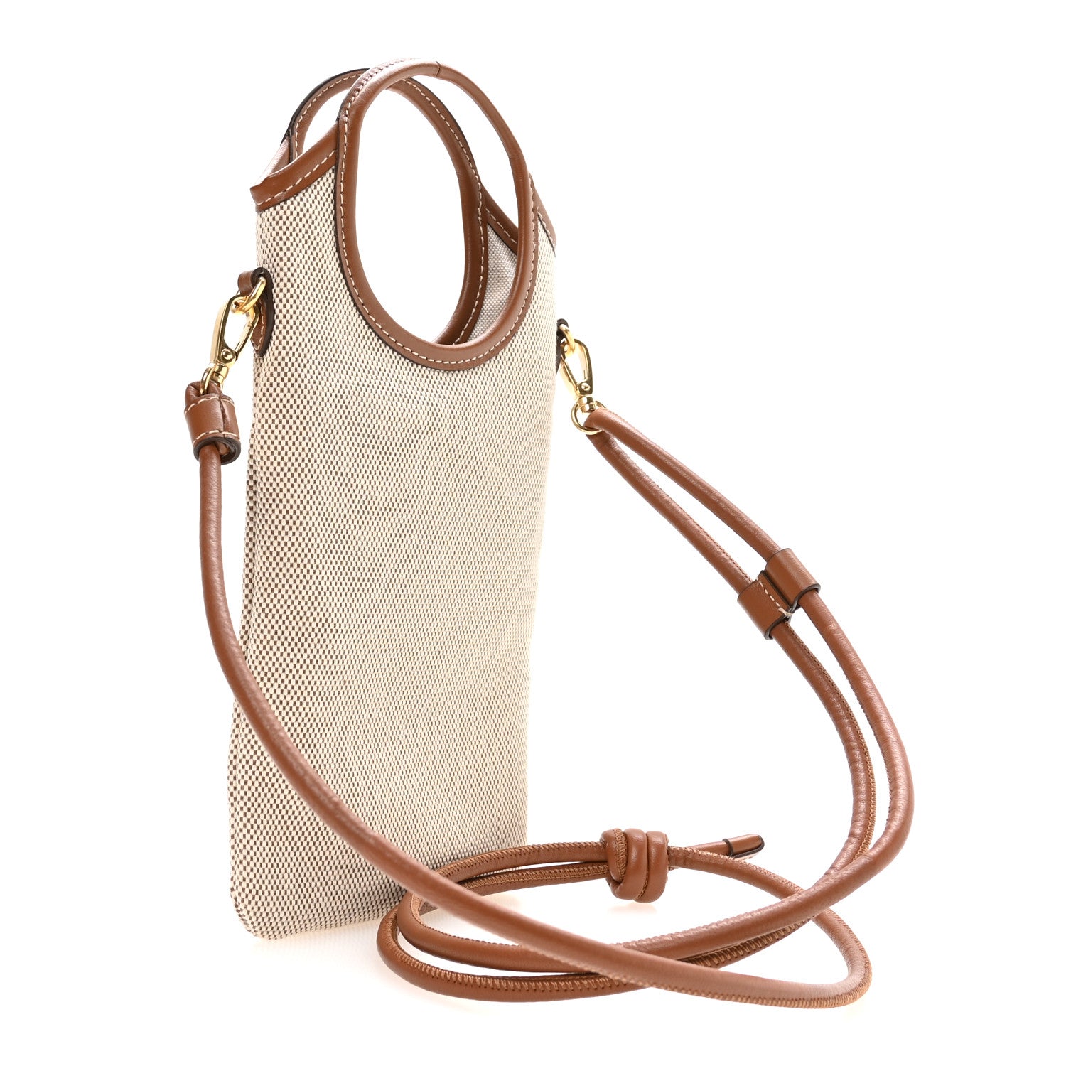 Canvas Ivy Smartphone Case Beige Brandy