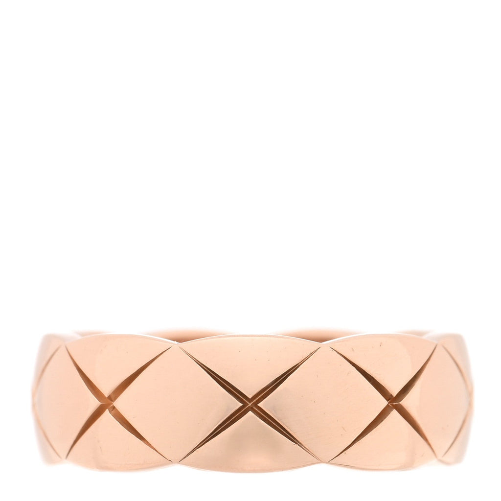 18K Beige Gold Small Coco Crush Ring 54 7