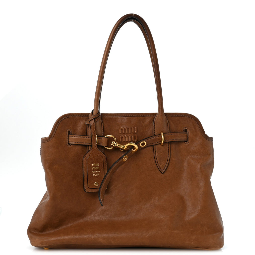 Nappa Aviator Medium Aventure Bag Rovere