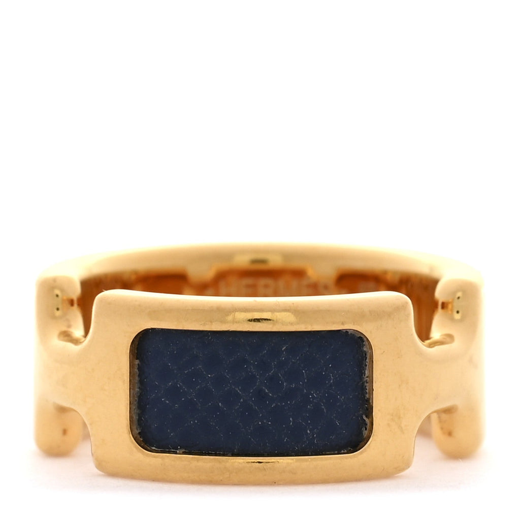 Madame Calfskin Olympe Ring M 55 7.25 Deep Bleu