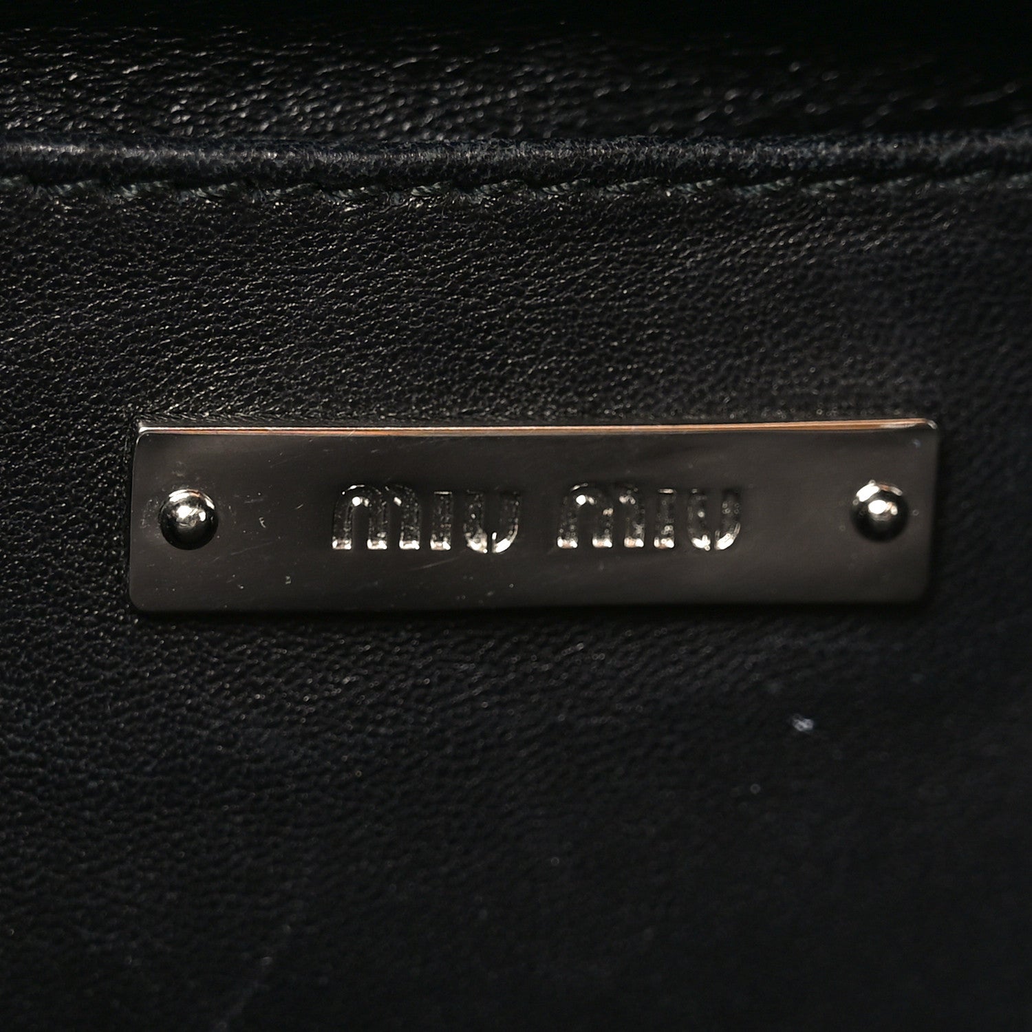 Nappa Matelasse Top Handle Bag Black Soleil