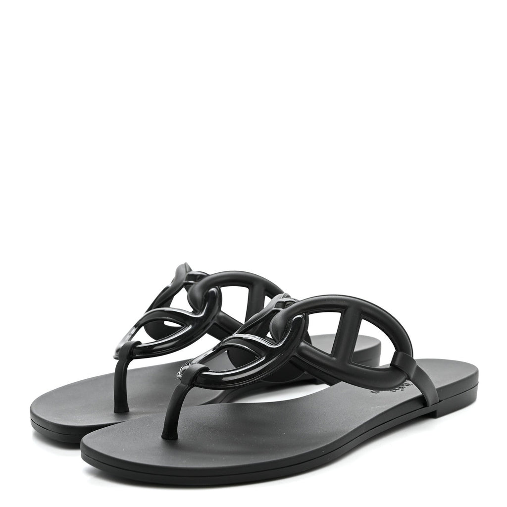 Rubber Womens Egerie Sandals 36 Black