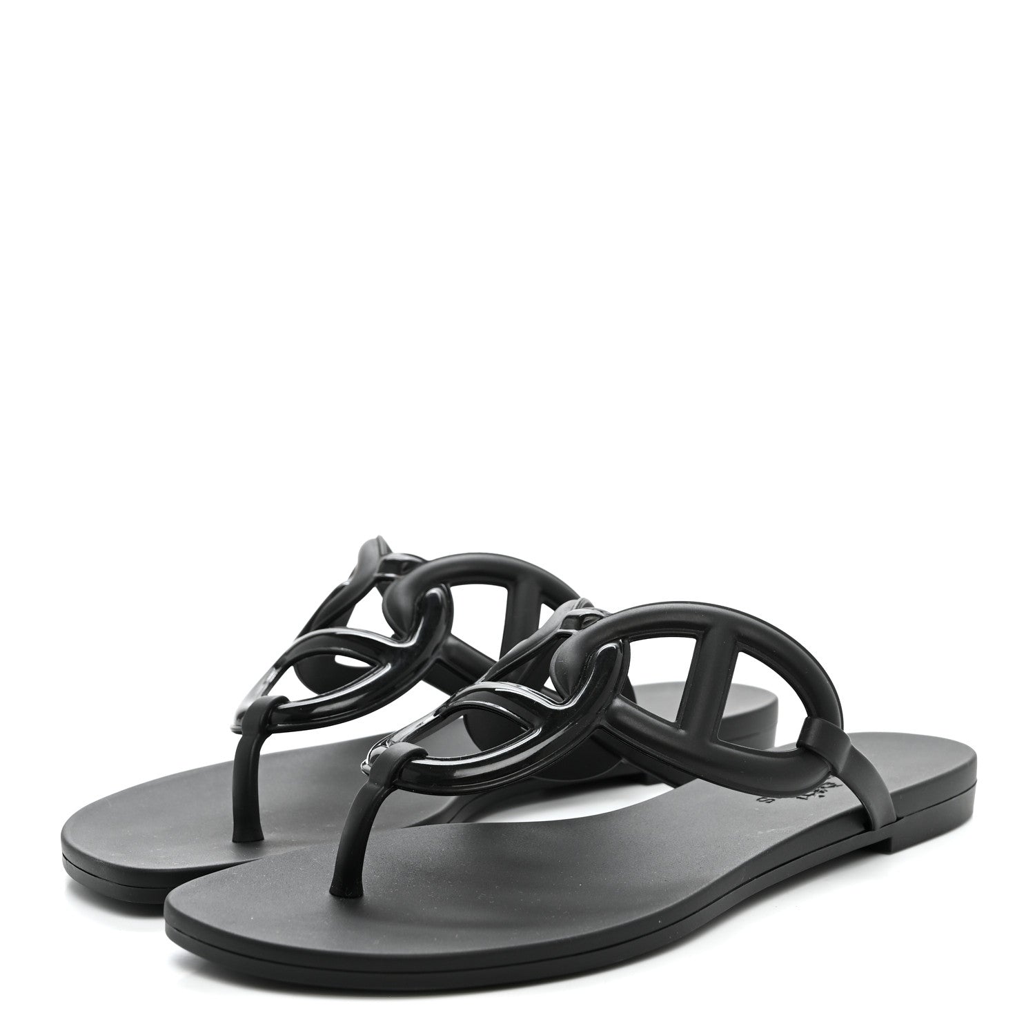 Rubber Womens Egerie Sandals 36 Black