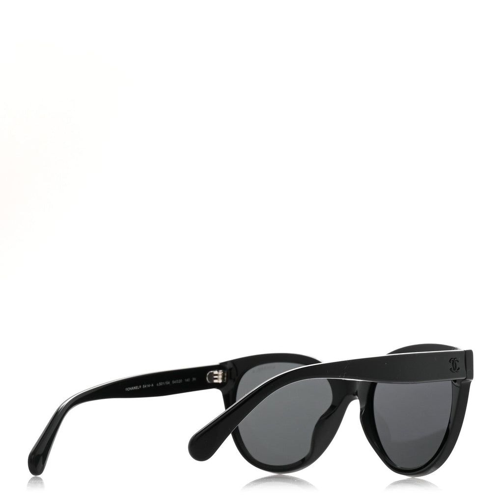 Acetate CC Butterfly Sunglasses 5414-A Black