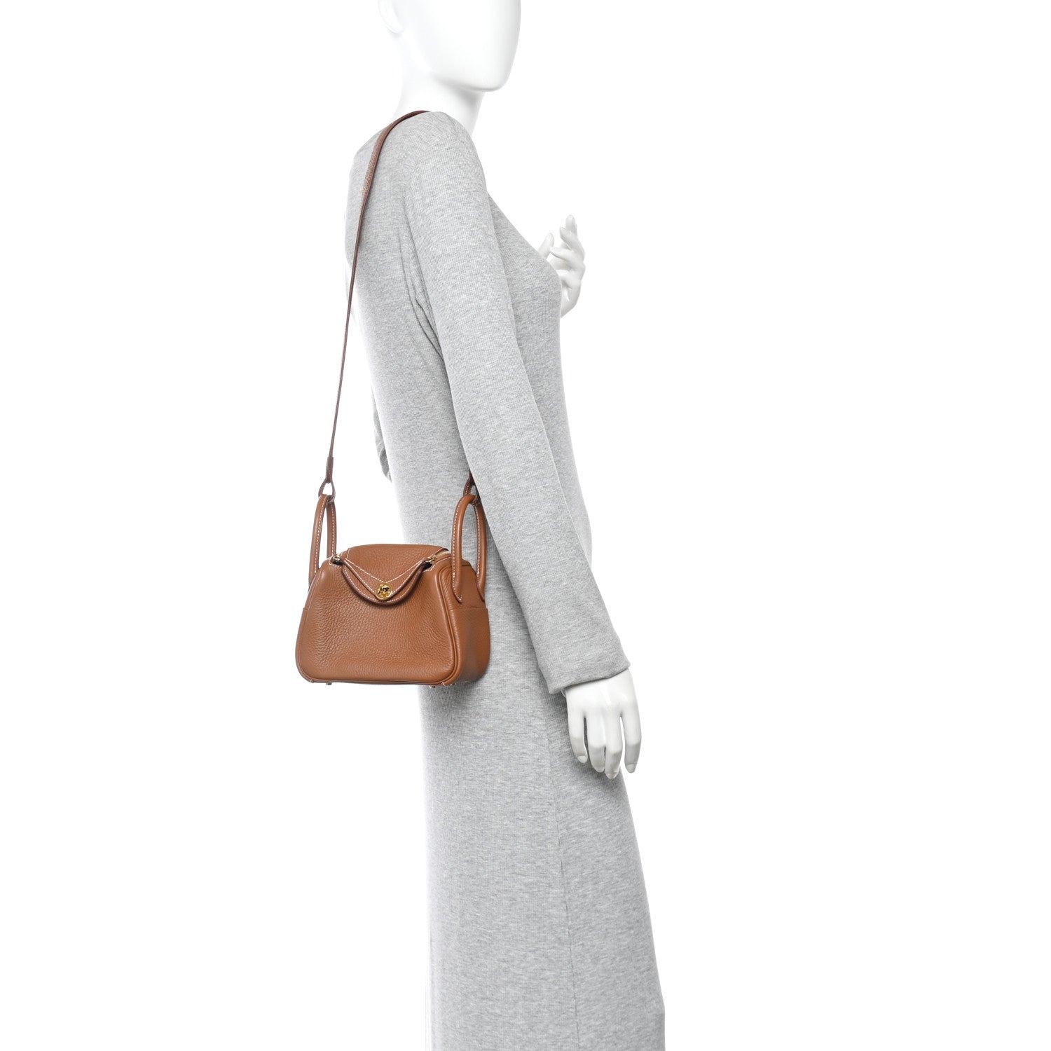 Taurillon Clemence Mini Lindy 20 Gold