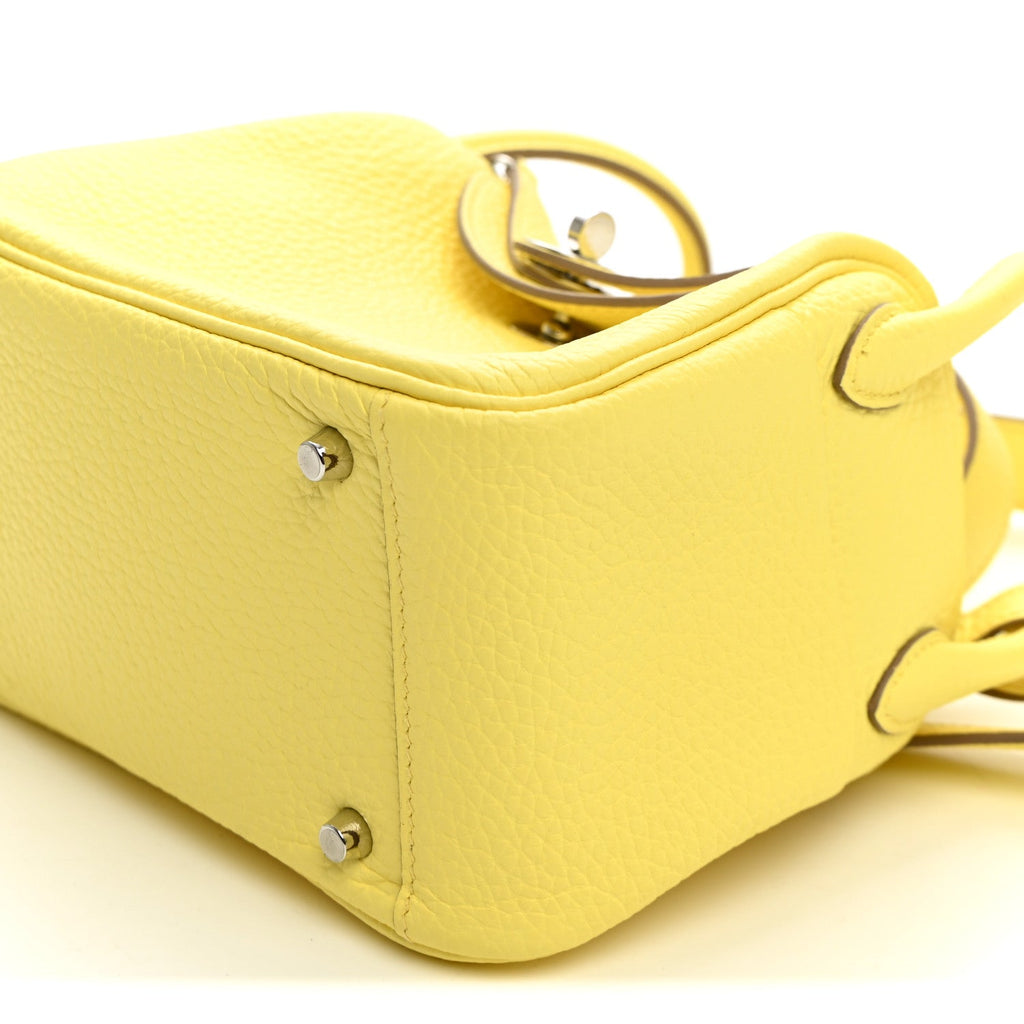 Taurillon Clemence Mini Lindy 20 Limoncello