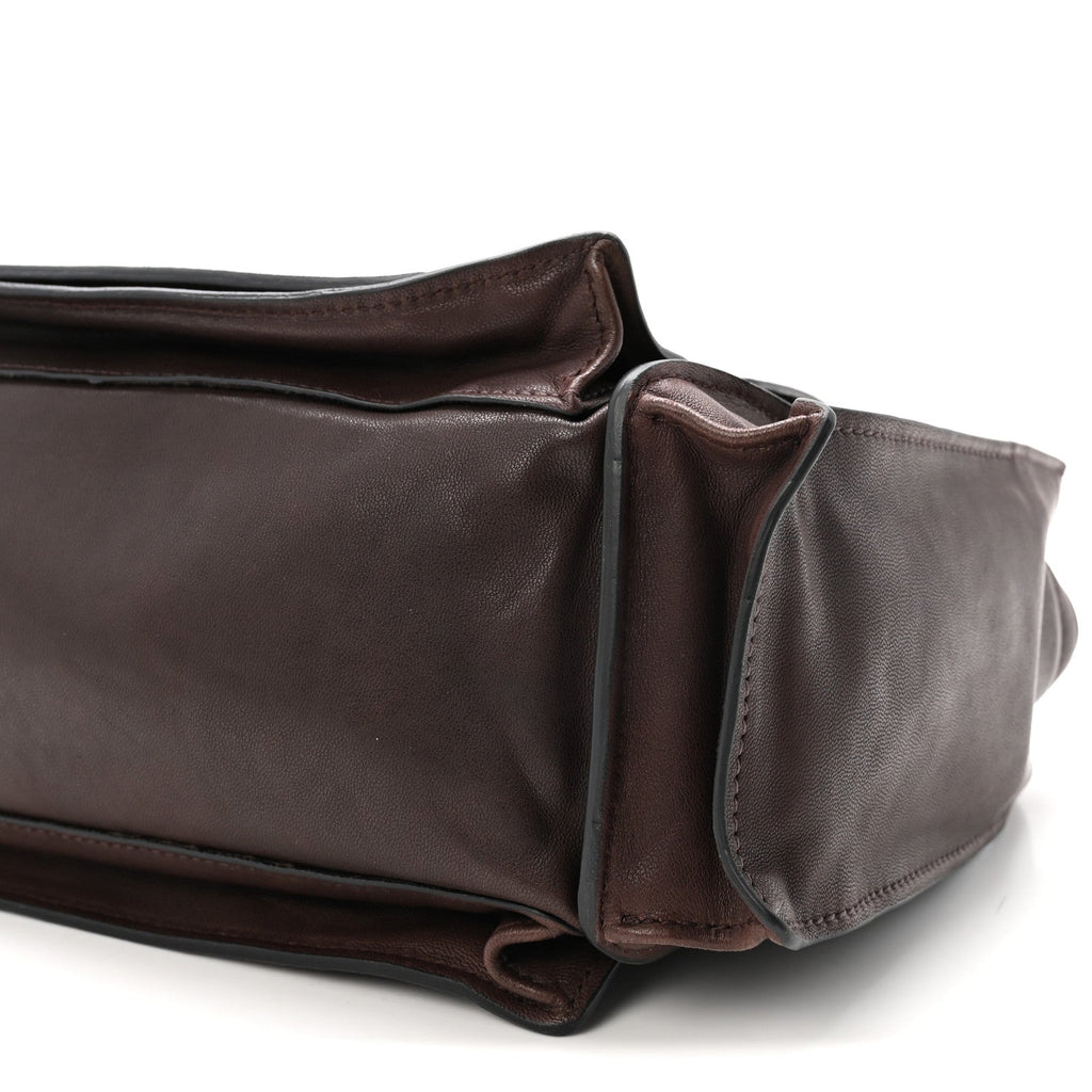 Nappa Utilitaire Shopping Tote Dark Brown