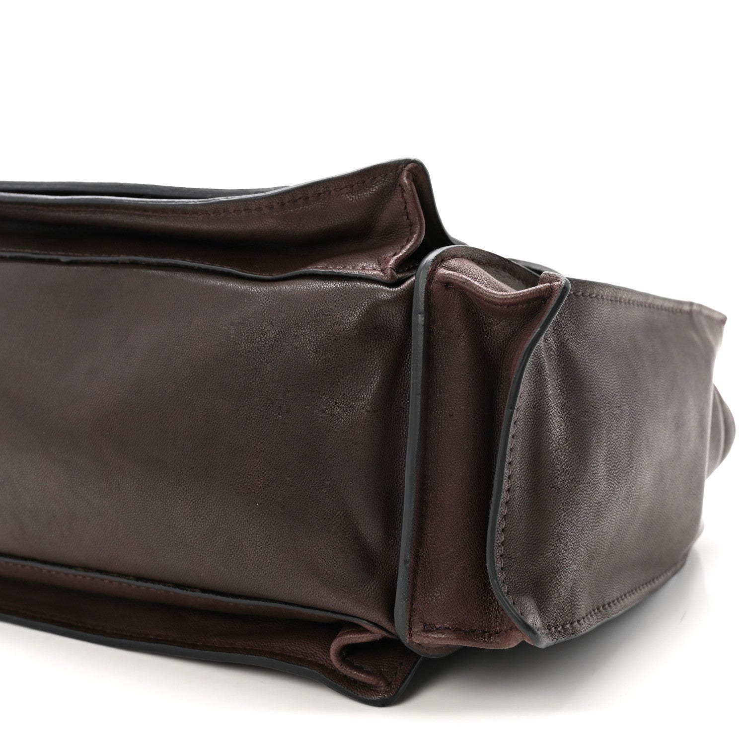 Nappa Utilitaire Shopping Tote Dark Brown