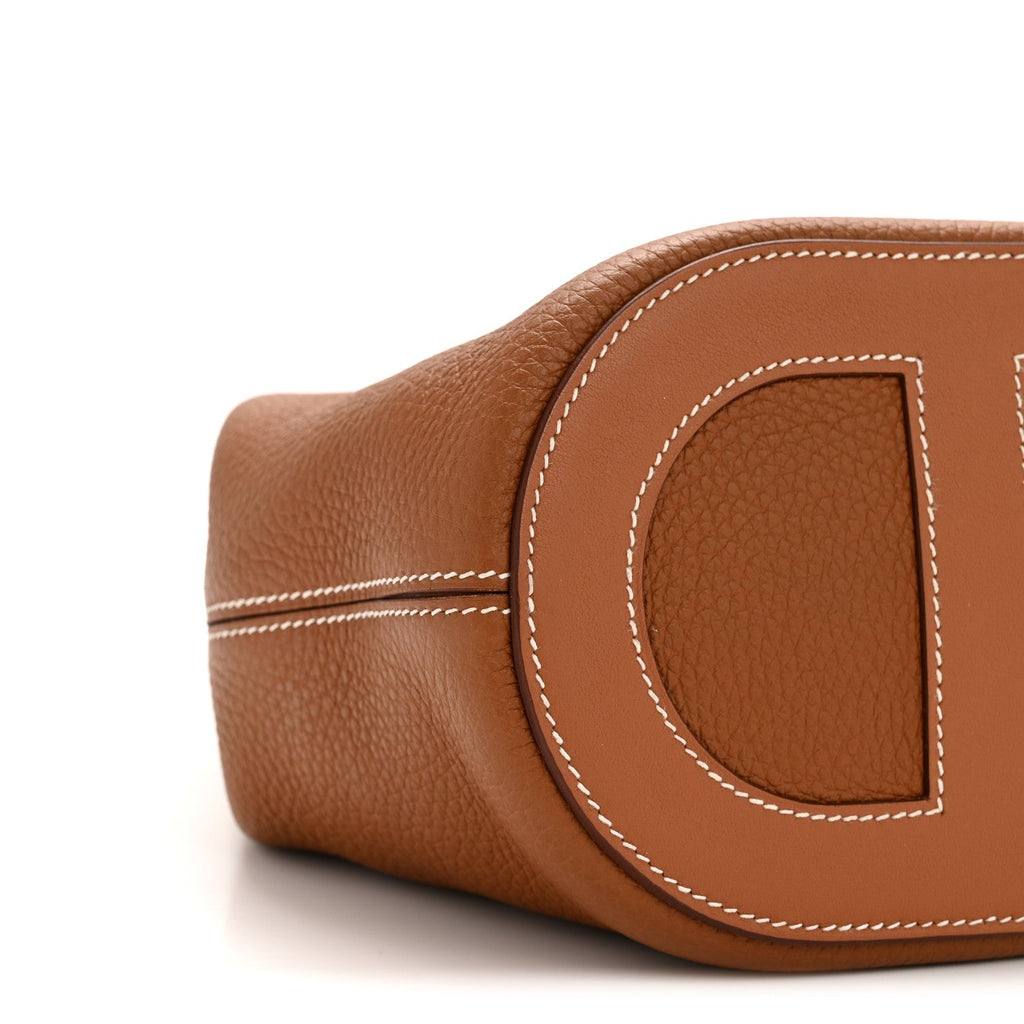 Taurillon Clemence Swift In-The-Loop 18 Bag Gold
