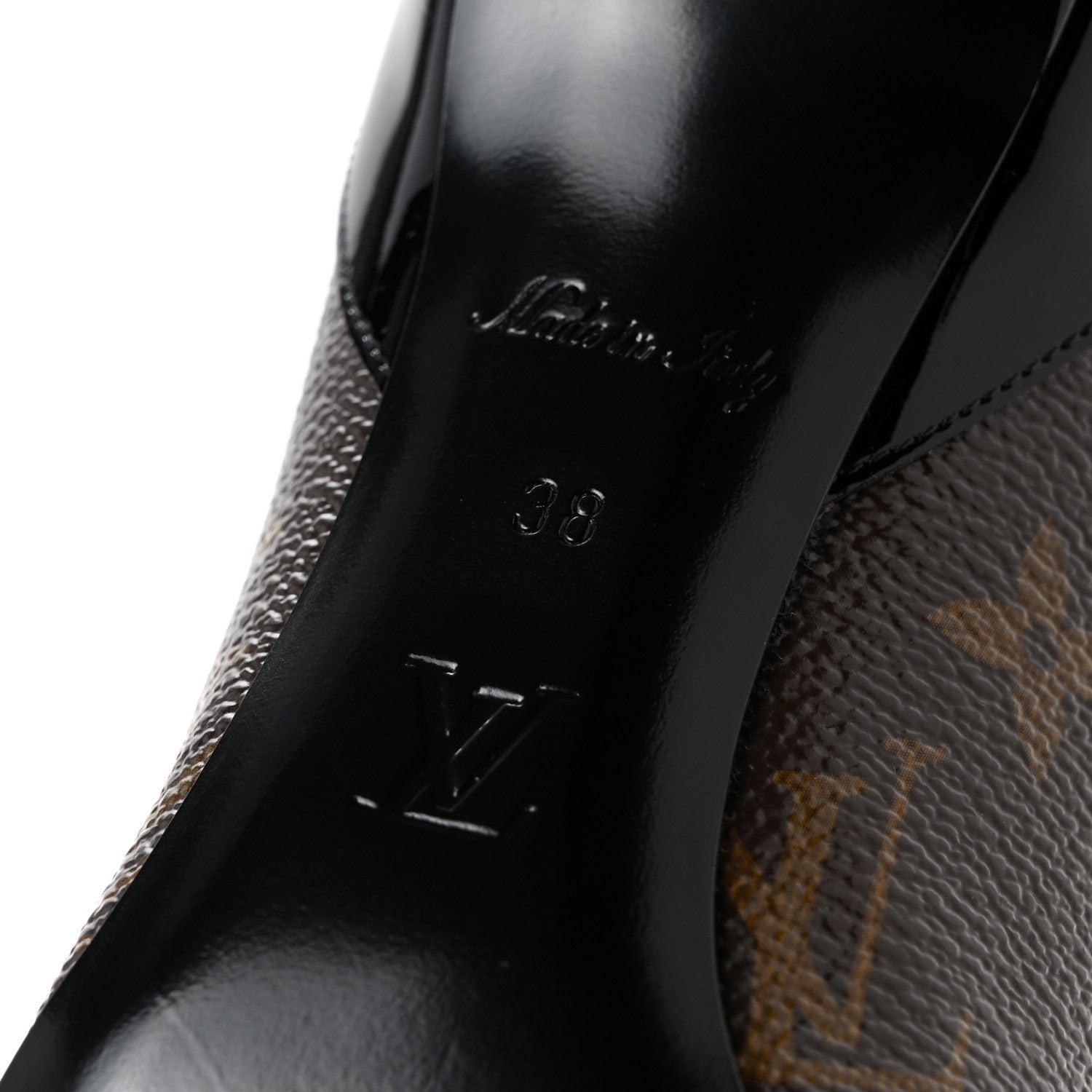 Monogram Cherie Pumps 38 Black