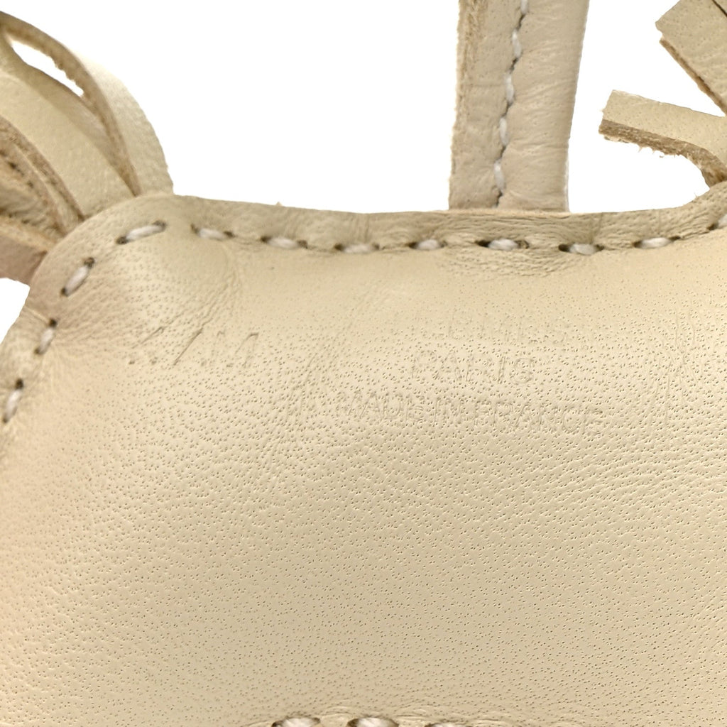 Milo Lambskin Grigri Rodeo Robeo Coeur Bag Charm PM Craie Jaune Milton Rouge Radieux