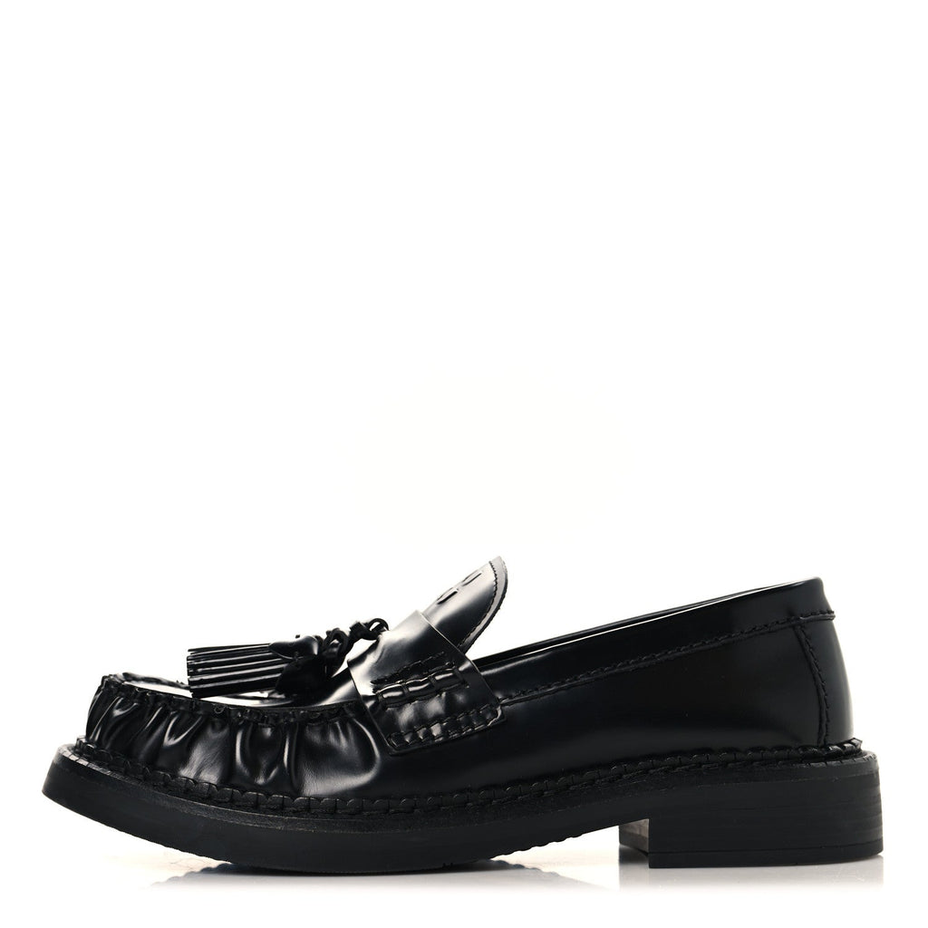 Spazzolato Tassel Loafers 36.5 Black