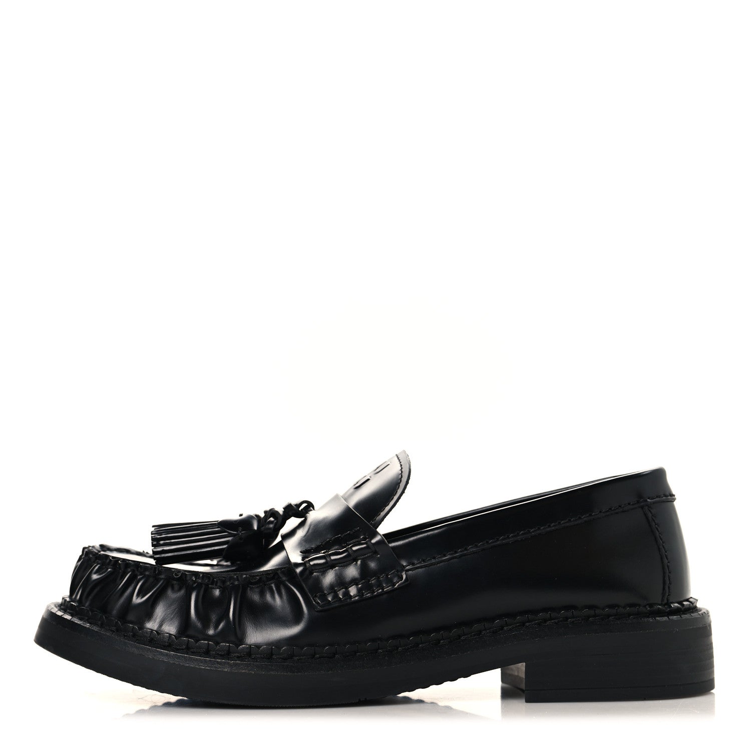 Spazzolato Tassel Loafers 36.5 Black