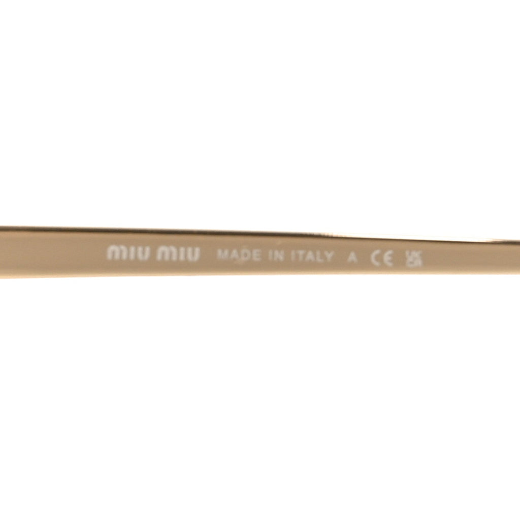 Metal Rectangle Shield Sunglasses SMU50Z Grey Gold