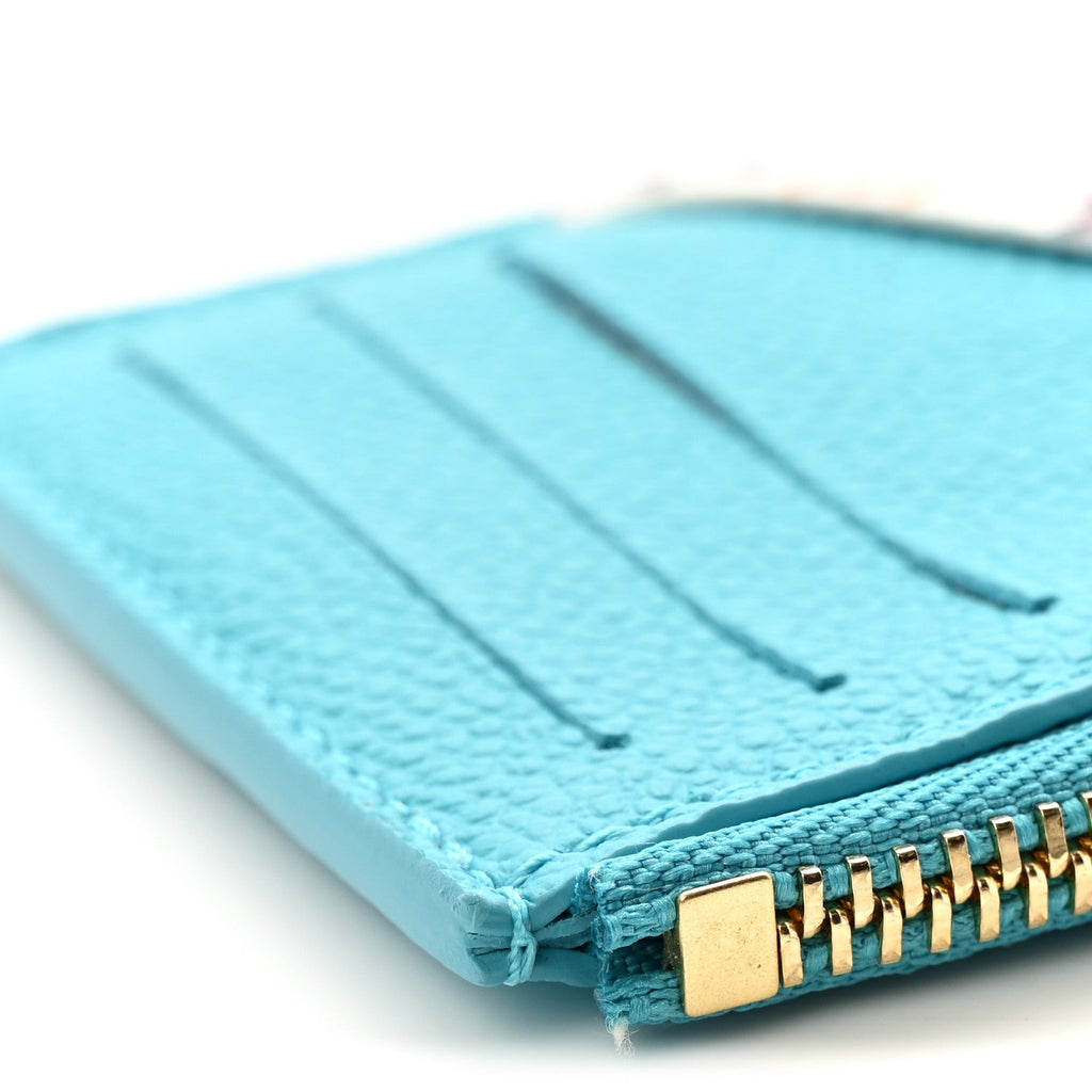 LV X TM Monogram Romy Card Holder Kabira Blue