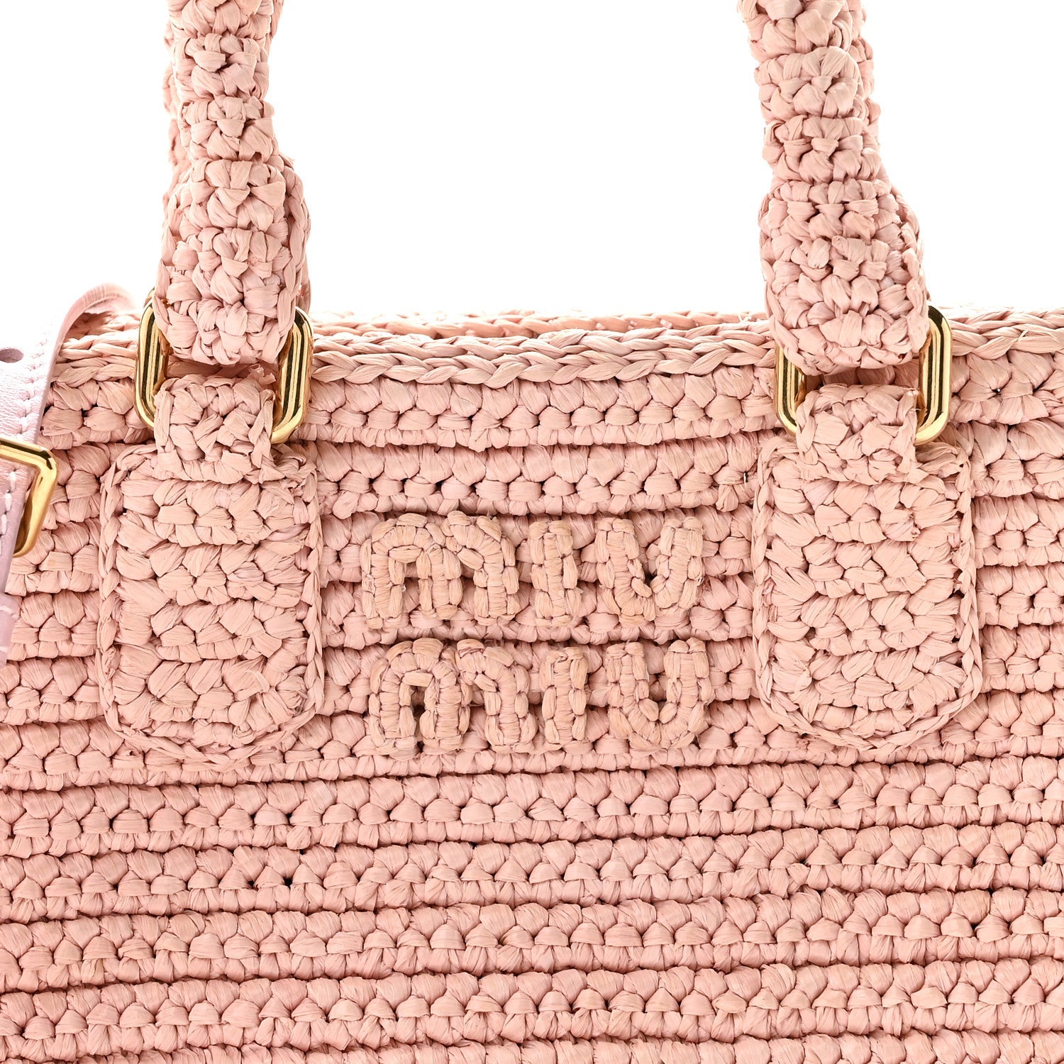 Crochet Calfskin S Narrow Arcadie Alabaster Pink