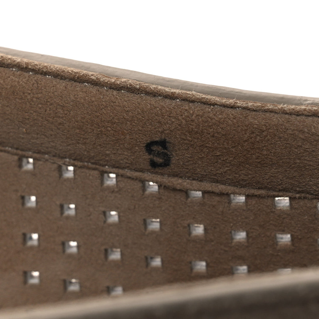 Suede Goatskin Mens Enrique Espadrilles 42 Beige Sable