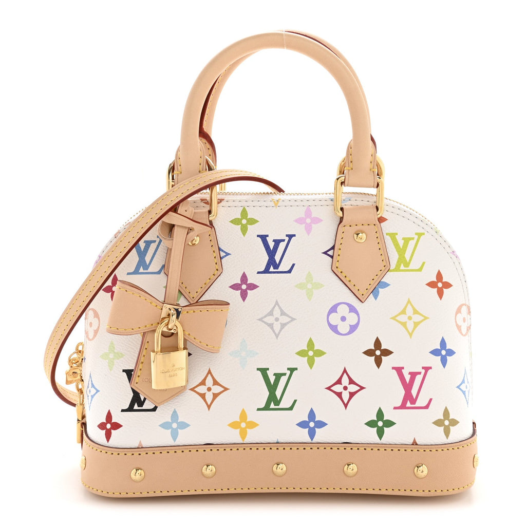 LV x TM Monogram Multicolor Alma BB White